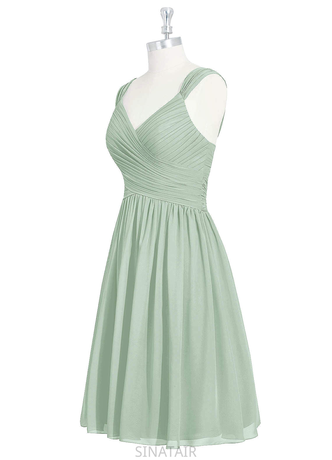 Hailee Sleeveless Natural Waist Floor Length A-Line/Princess Straps Bridesmaid Dresses