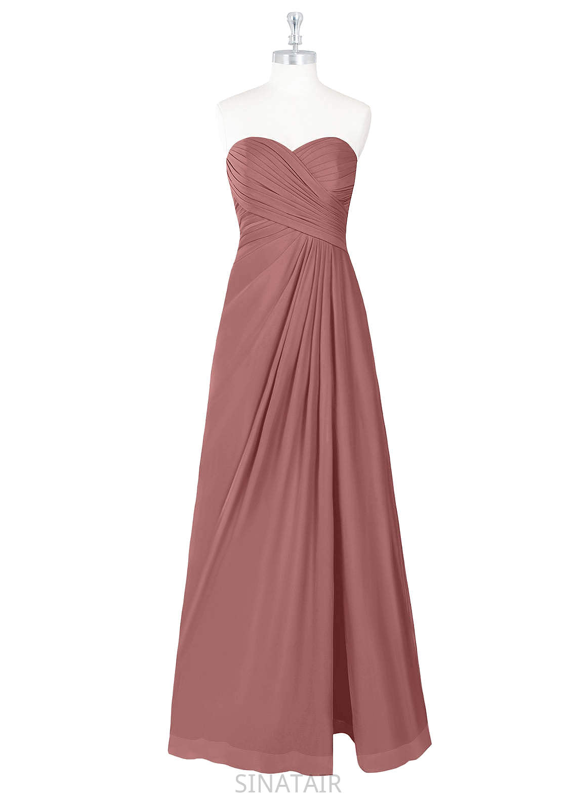 Viv A-Line/Princess V-Neck Sleeveless Natural Waist Floor Length Bridesmaid Dresses