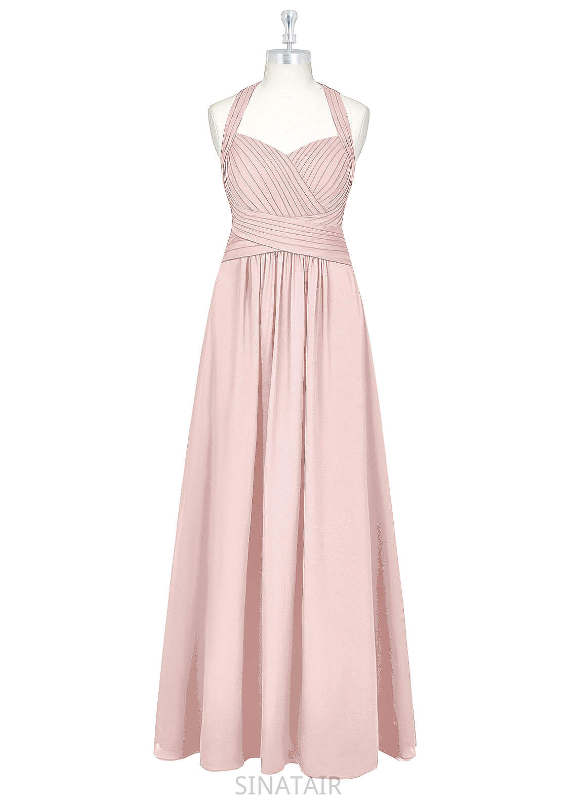 Dylan Sleeveless Floor Length A-Line/Princess Natural Waist Scoop Bridesmaid Dresses