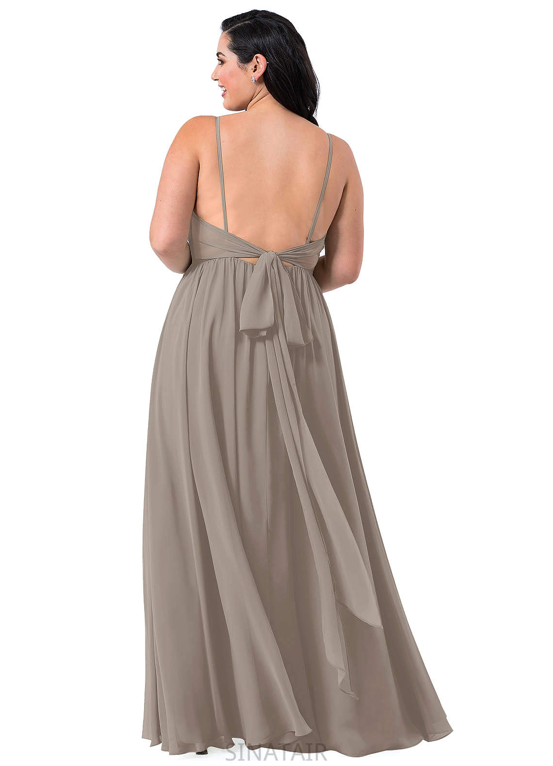 Kaydence Floor Length A-Line/Princess V-Neck Natural Waist Sleeveless Bridesmaid Dresses