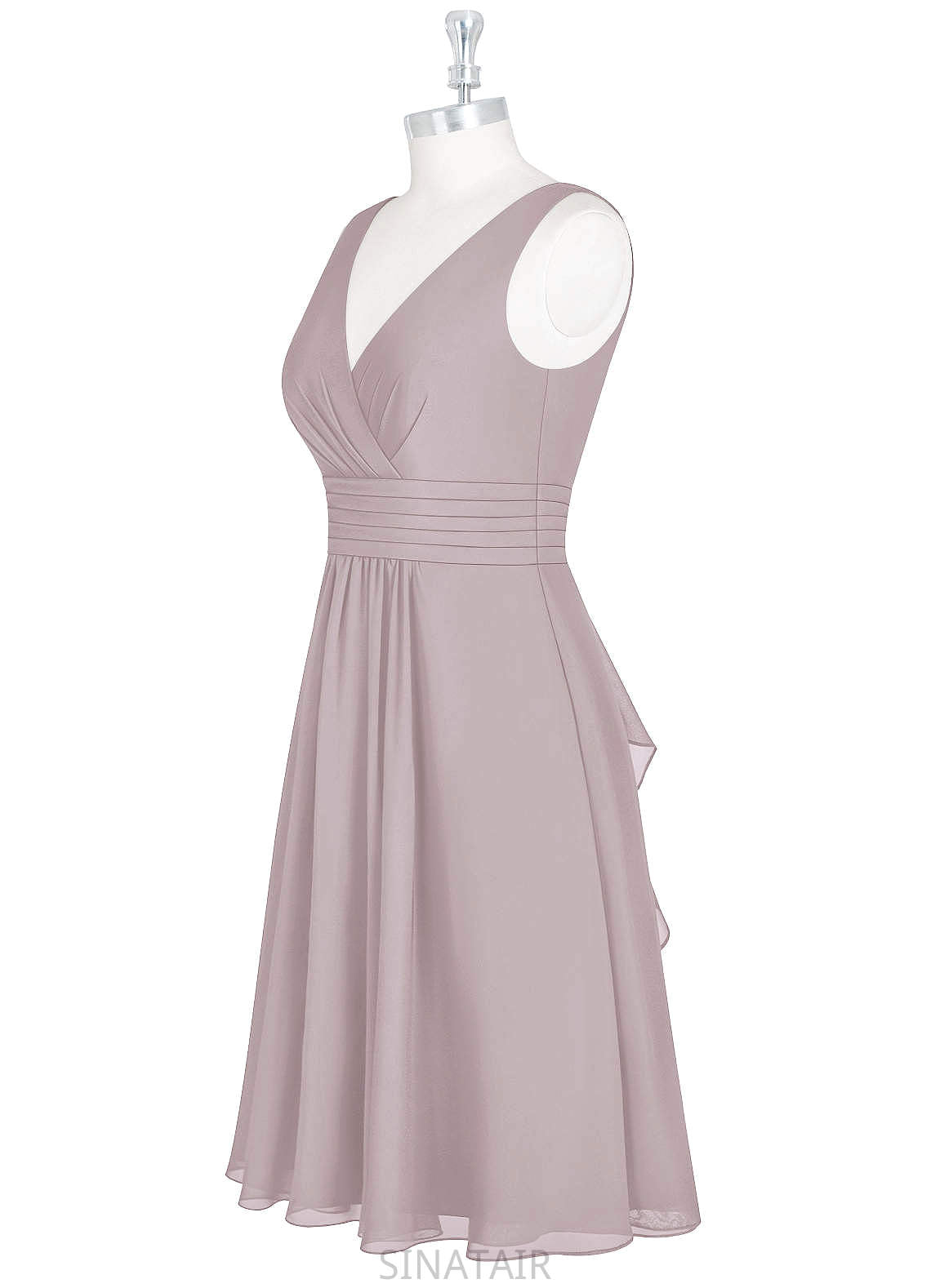 Angel Sleeveless Natural Waist Scoop Floor Length A-Line/Princess Bridesmaid Dresses