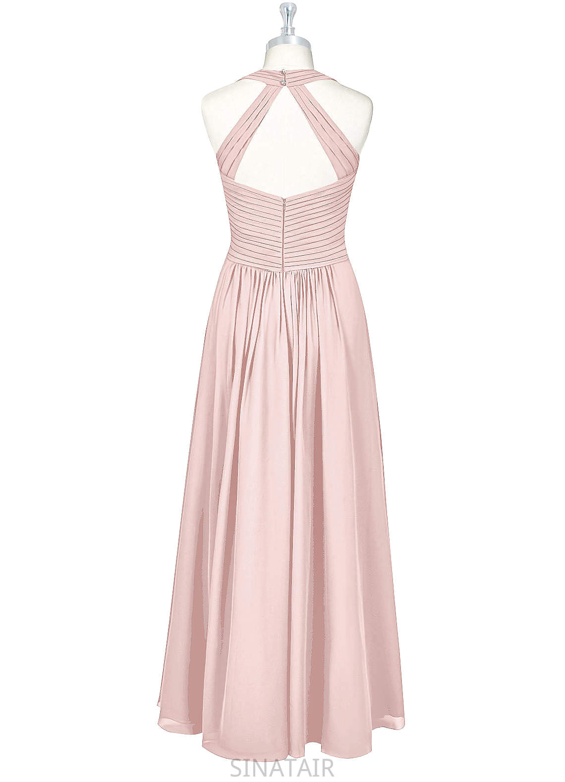 Dylan Sleeveless Floor Length A-Line/Princess Natural Waist Scoop Bridesmaid Dresses