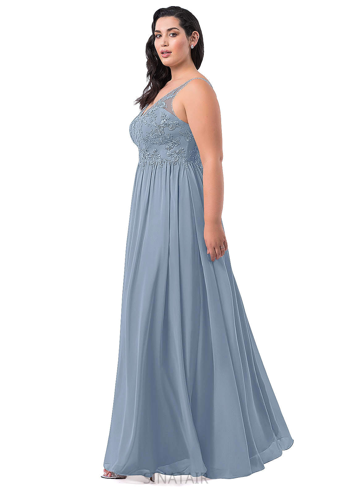 Leila A-Line/Princess Short/Mini Natural Waist Scoop Sleeveless Bridesmaid Dresses