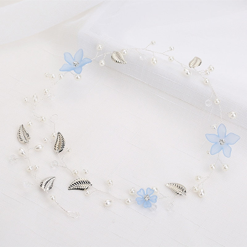 Crystal Headbands Wedding Hair Accessories Handmade Hair Decoration Flower Leaf headpieces