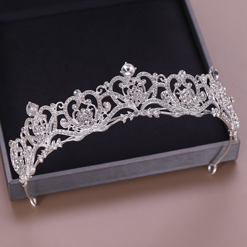 New Wedding Crown Headpiece Baroque Tiara And Crown Fashion Princess