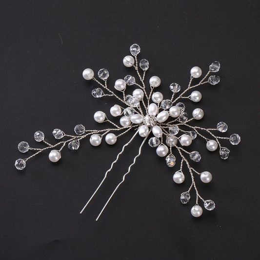 Women Hairpins Hair Clips Headpieces Wedding Hair Jewelry Accessories