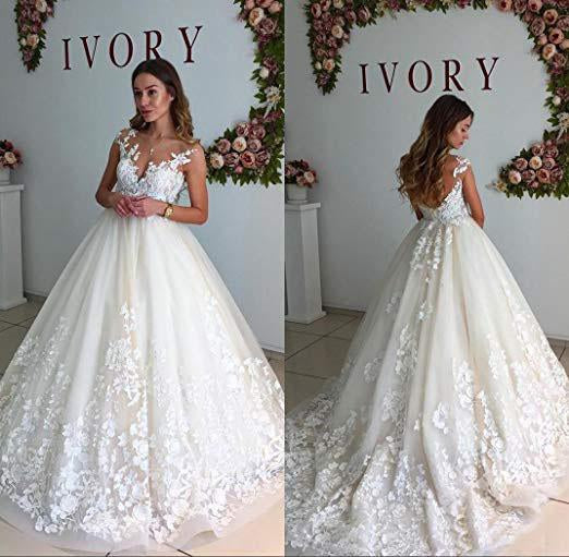 wedding dresses long