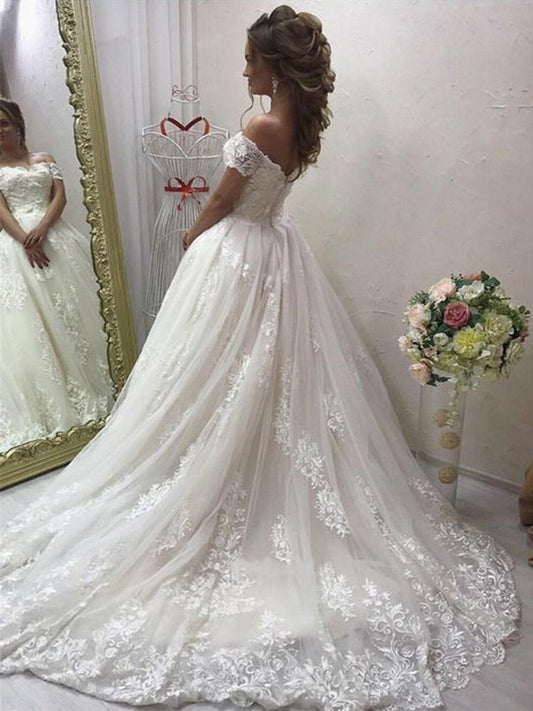 Long wedding dresses uk