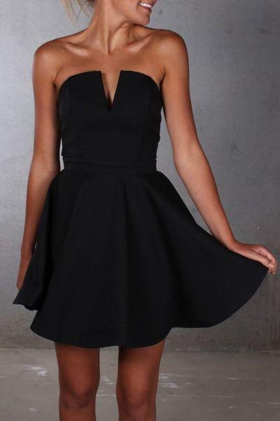 Sexy Dress Black Lovey Heaven Cocktail Homecoming Dresses Cute Gown Dress CD1160