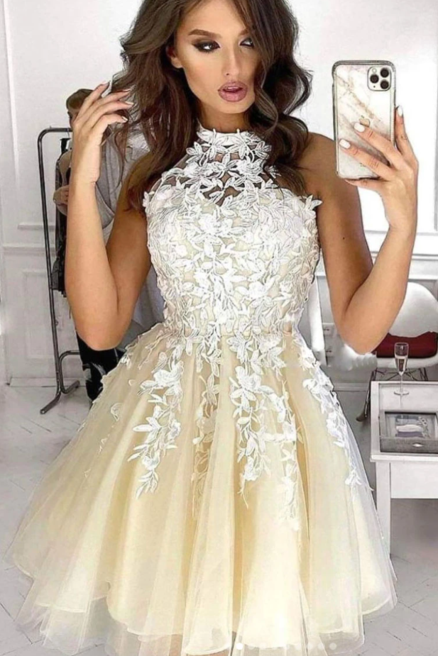 Dress Evening Precious Lace Cocktail Homecoming Dresses Gown CD17843