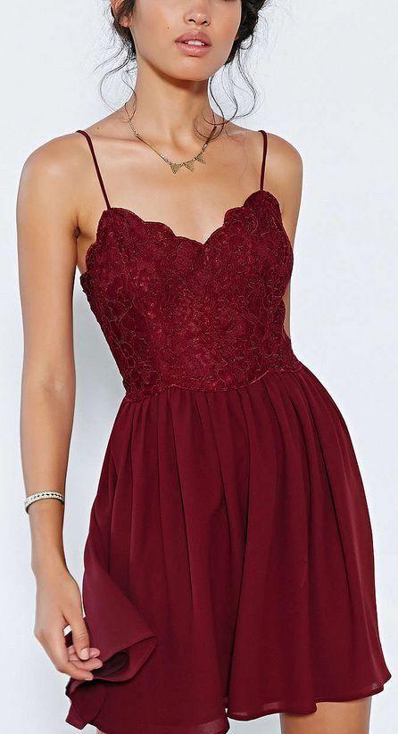 Dark Red Evening Dress Dresses Chiffon Cocktail Homecoming Dresses Margaret Lace Backless Mini Party Dresses Short CD1800