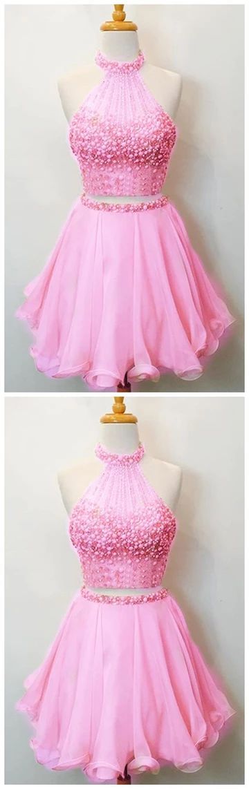 Short Diya Two Pieces Homecoming Dresses CD4566