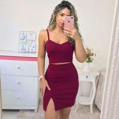 Two Piece A-Line Satin Stephany Homecoming Dresses V Neck Short CD7037