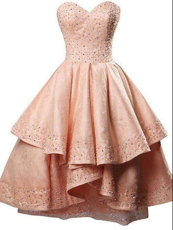 Princess Dress Lace Elsa Homecoming Dresses Sweetheart Party Dress Sequins Dress A-Line Dress Short Party Dresses DH904