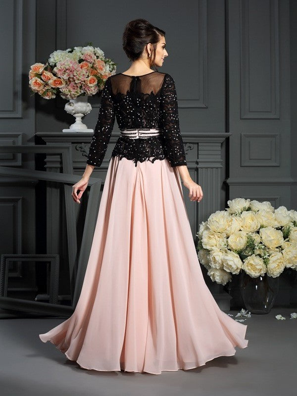 of Chiffon Long Sleeveless A-Line/Princess Sweetheart Mother the Bride Dresses