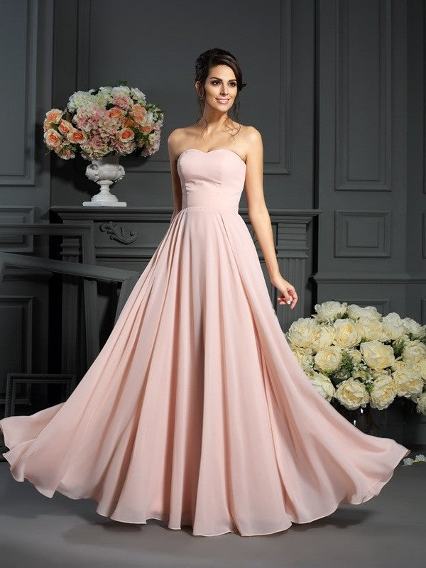 of Chiffon Long Sleeveless A-Line/Princess Sweetheart Mother the Bride Dresses